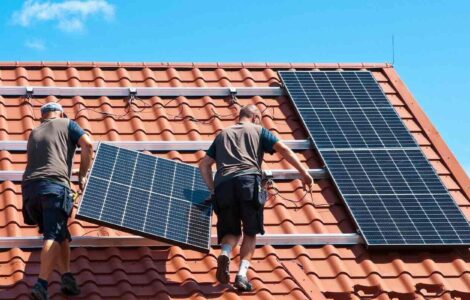 installing-solar-panels-on-house-roof